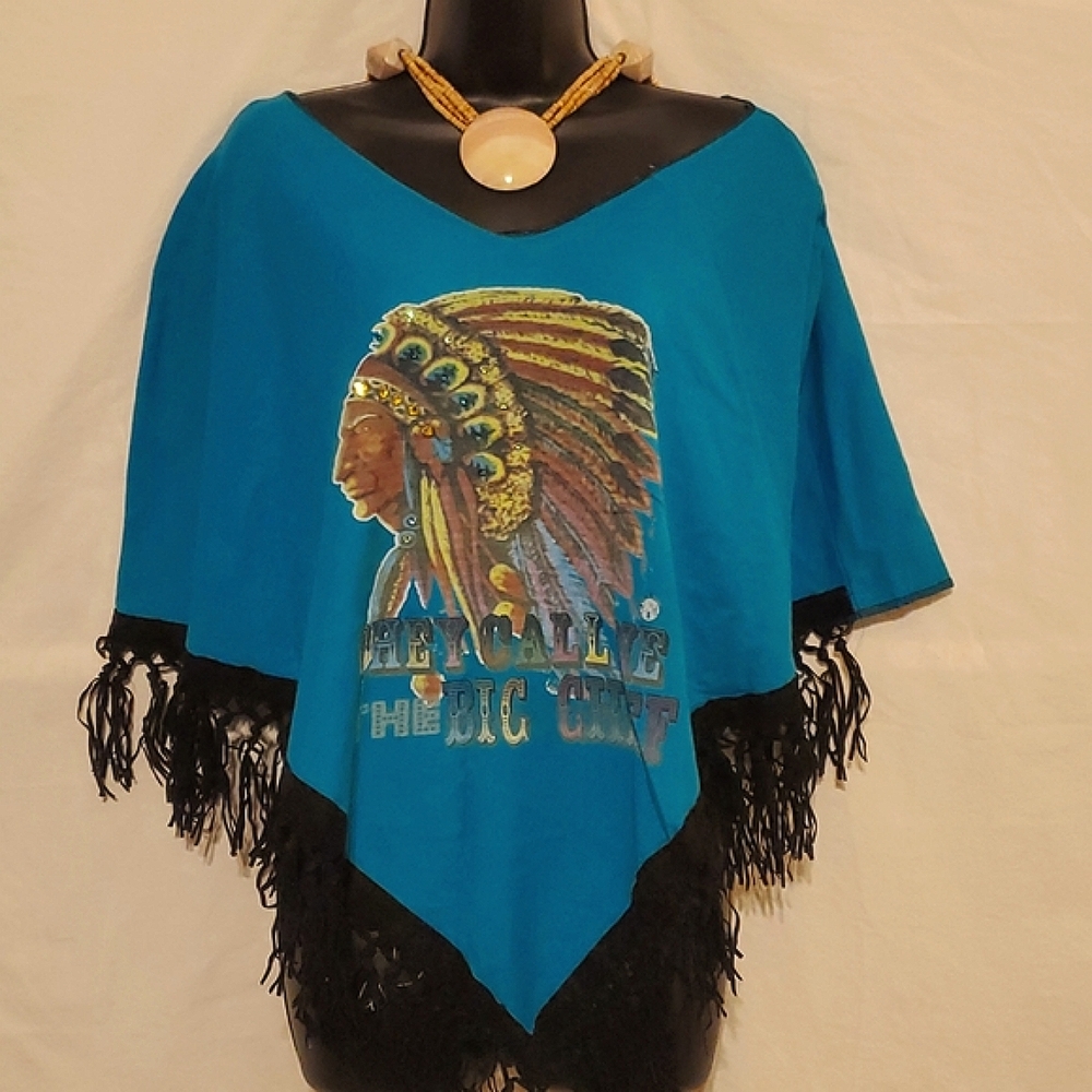 Womens Bling A gogo Poncho